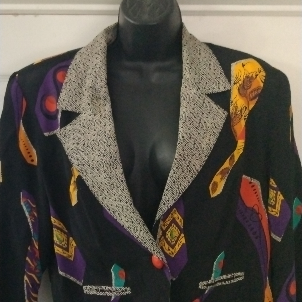 Vintage PLATINUM Blazer by Dorothy Schoelen